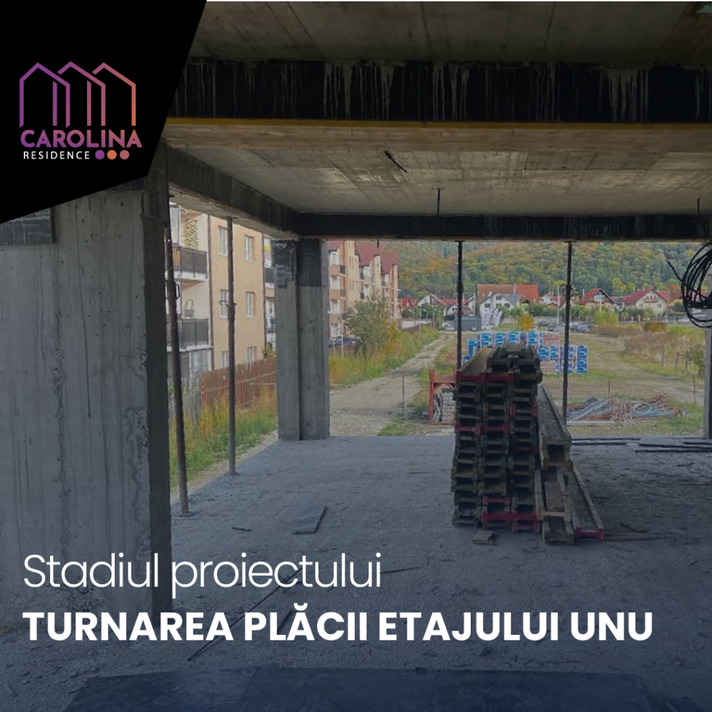 Turnarea plăcii etajului unu
