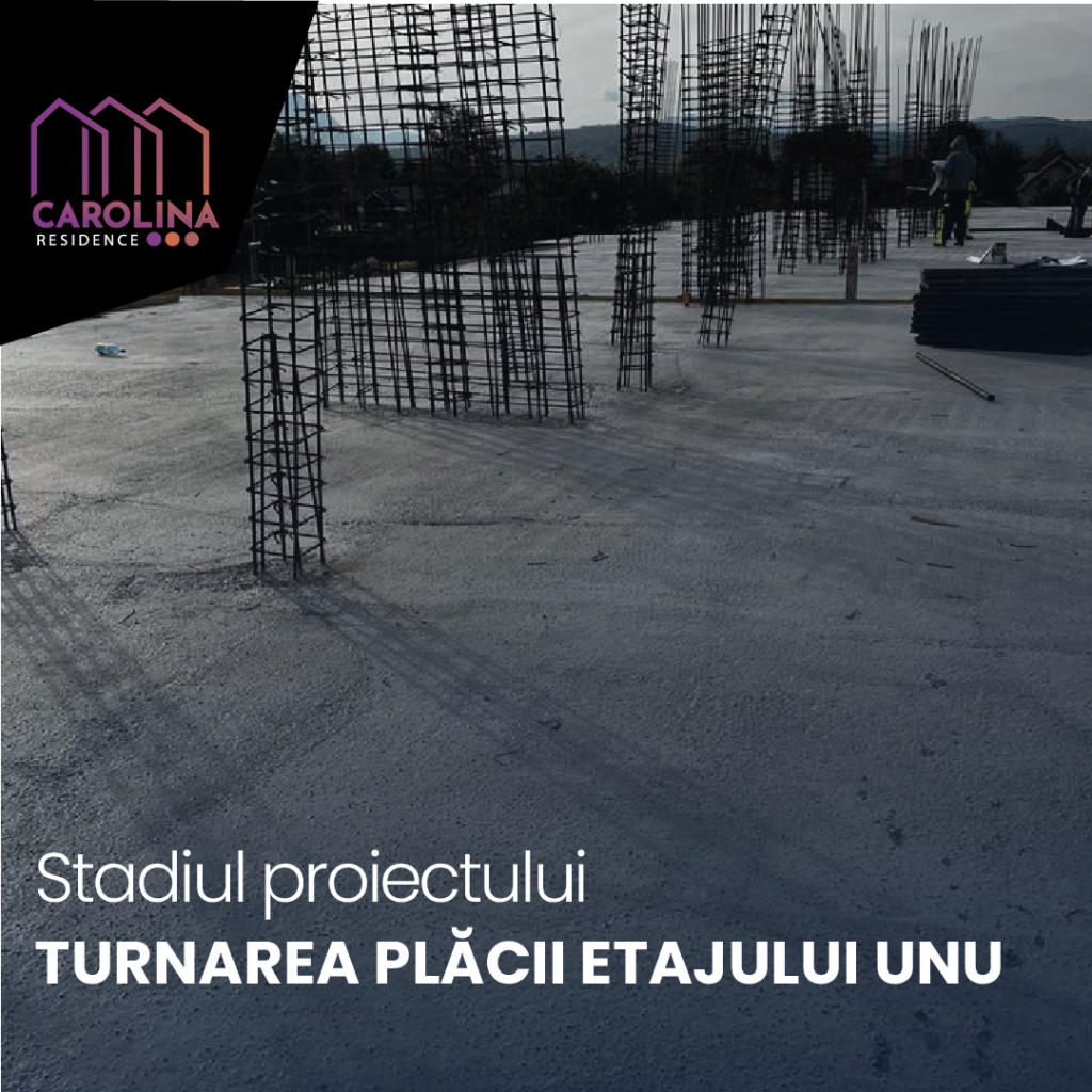 Turnarea plăcii etajului unu